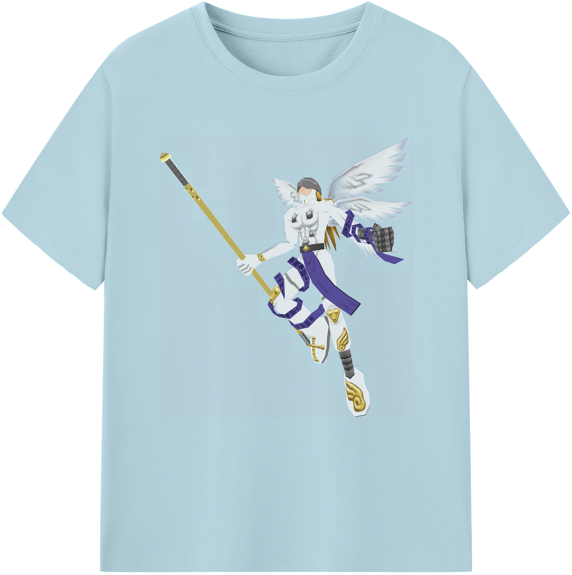 （画像用） Digimon デジタルモンスター/デジモン 綿100％半袖Tシャツ（フロントプリント）